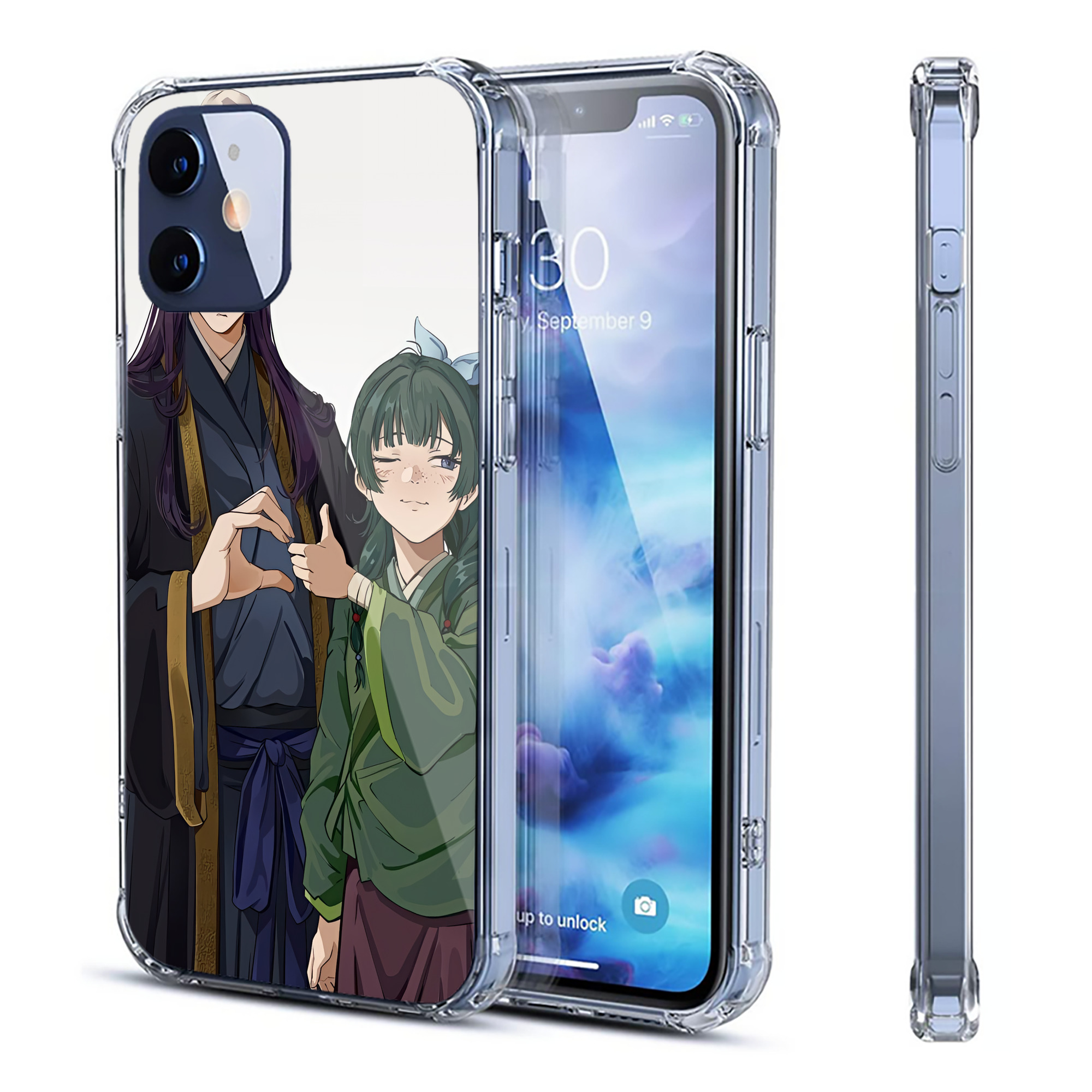 （画像用） 薬屋のひとりごと The Apothecary Diaries 【iPhone 12シリーズ対応】透明スマホケース（クリアソフトケース）
